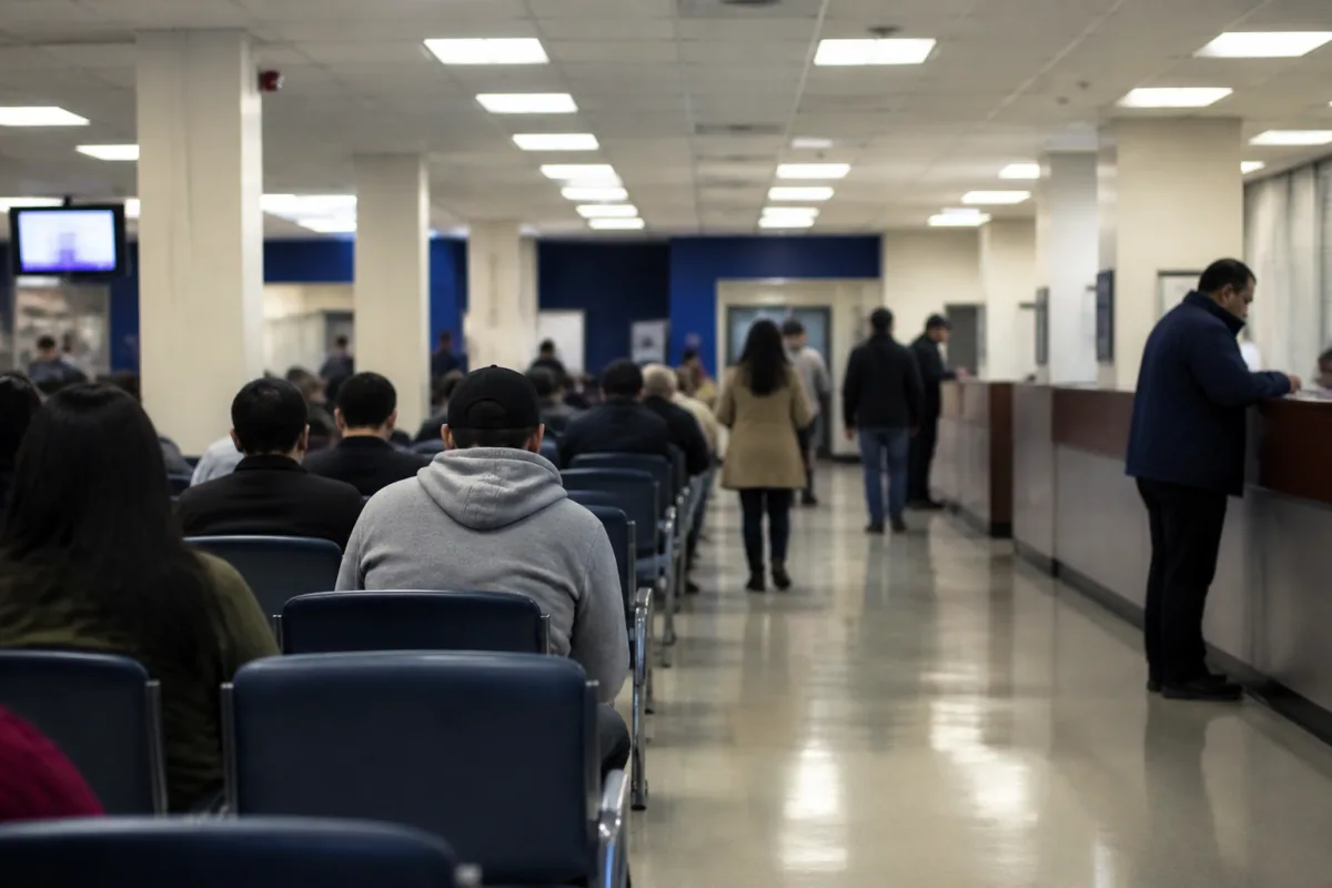 Подача документов на emergency parole на приёме InfoPass в офисе USCIS