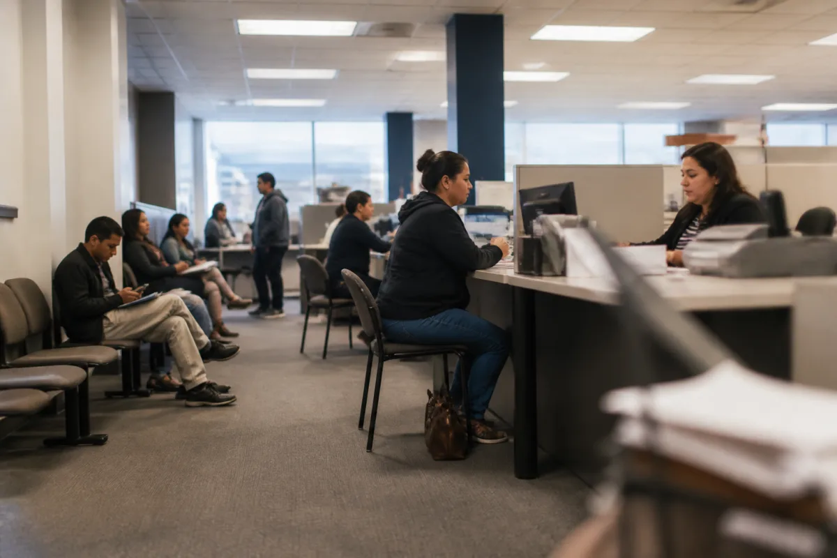 Document review by a fraud prevention unit during a US visa application