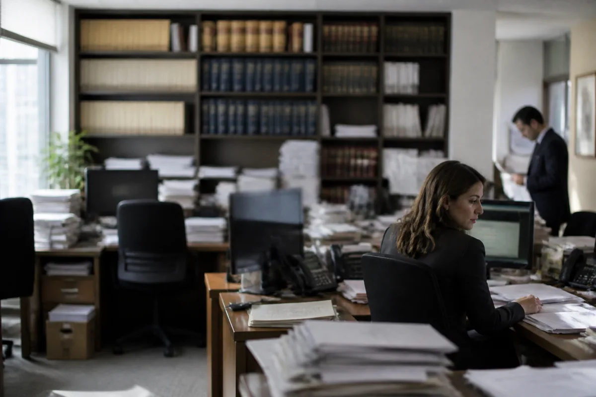 New lawyers discovering in 2023 that no case documents had ever been filed for the family