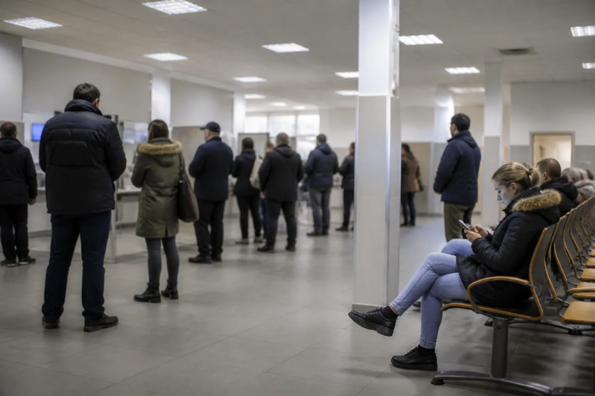 Черга у державній установі Німеччини