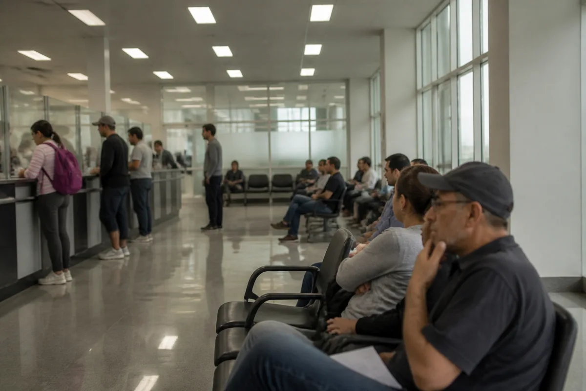 Пара готовит документы на adjustment of status при просроченной туристической визе и браке с гражданином США