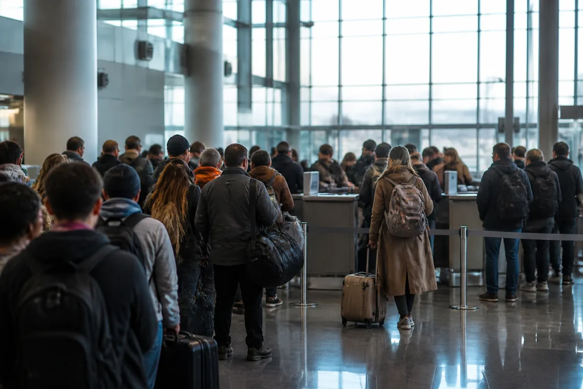 Warning about the risks of traveling abroad on a work visa amid a shortage of interview slots