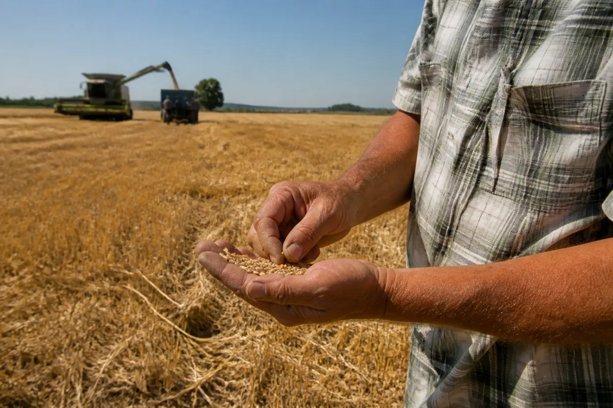 Drought destroyed the harvest in Poland, and there's no one to collect what's left