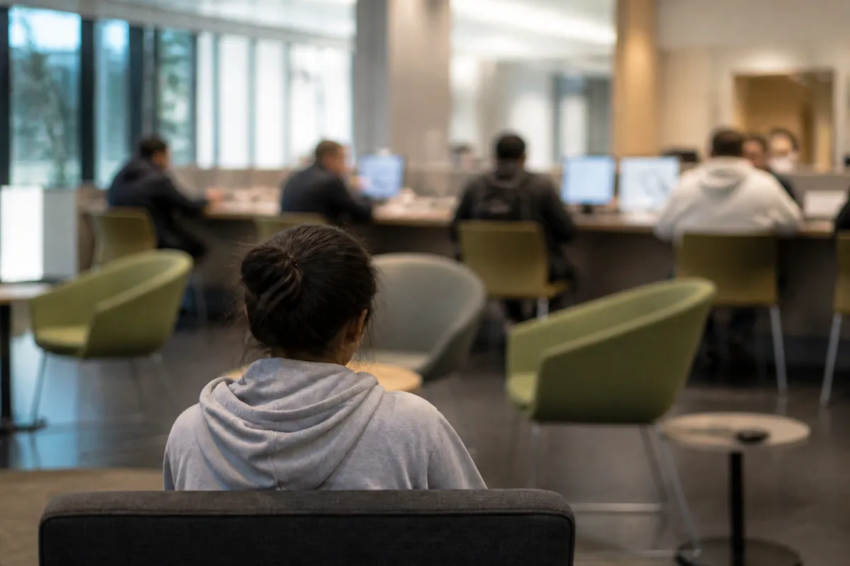 A student filing an application to extend status with USCIS instead of automatic renewal through the school