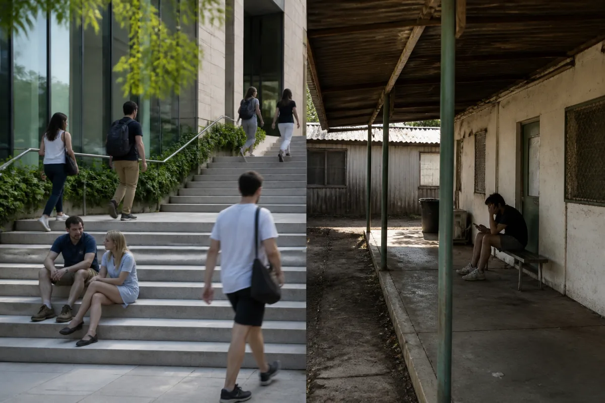 Comparison of an expensive, heavily marketed university against a lesser-known Australian institution