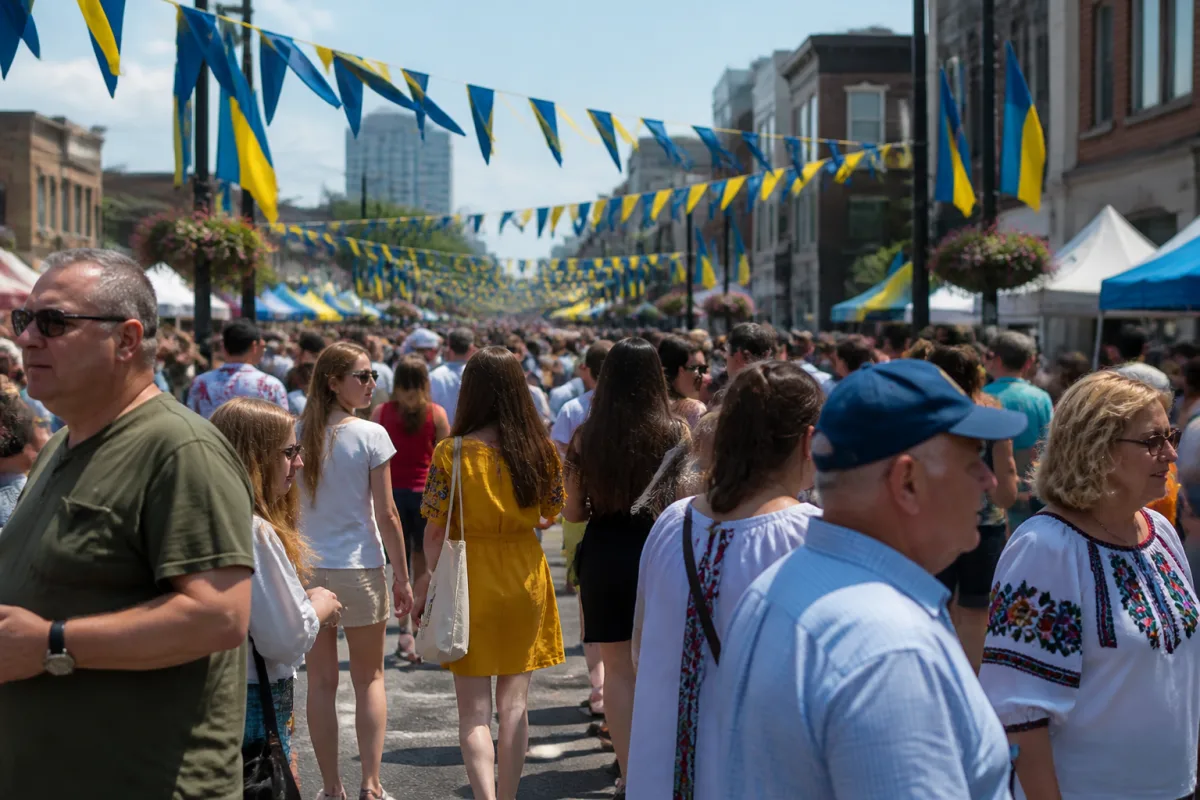 Украинский фестиваль на Блур-стрит в Торонто: репортаж с юбилейного 30-го Blur Street Festival