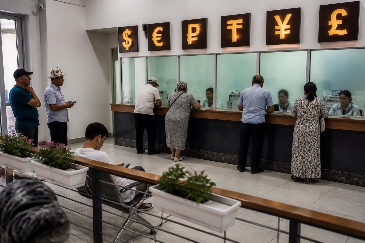 Схема валютных счетов карты Айыл Банка и логика выбора одной или двух карт