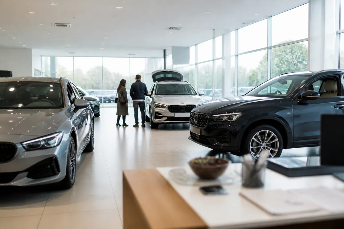 Автосалон із новими автомобілями на продаж у Німеччині